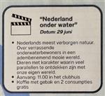 Nederland onder water.